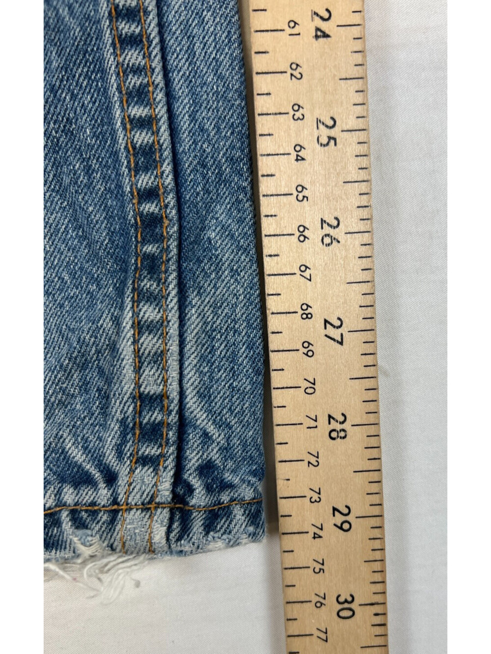 Vintage Levi's 505 Made in USA Men Size 34x30 Regular Fit Blue Denim Jeans - Picture 10 of 12